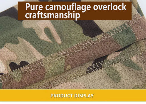 Tactical Balaclava Full Face Mask Set Men Summer Snapback Sun Hat Outdoor Hunting Camouflage Balaclava